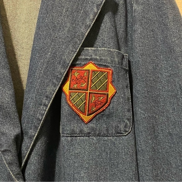 For You By Spiegel Jackets Blazer Women’s 2X Cotton Blue Jean‎ - Picture 12 of 14